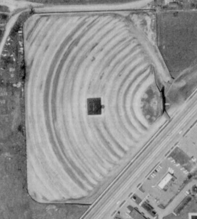 Michigan Drive-In Theatre - Old Aerial (newer photo)